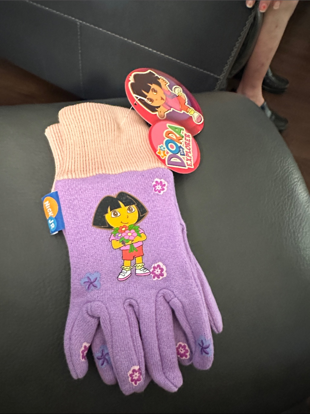 Kids Dora The Explorer Purple Gloves  Nick Jr